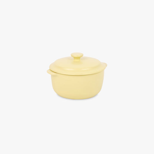 Terrine Petit Stoneware Jaune D13cm SUMMER PASTELS