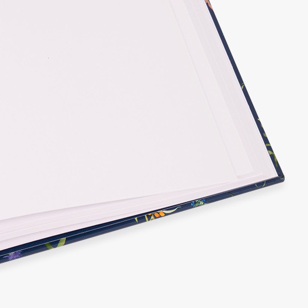Caderno A5 flores linhas GARDEN MEMORIES