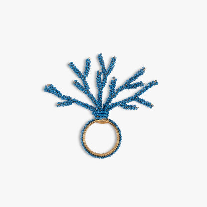 Anillo servilleta algas azul MAR