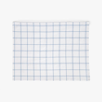 Conjunto de dois panos de Cozinha Xadrez Azul e Branco EVERYDAY