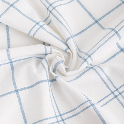 Conjunto de dois panos de Cozinha Xadrez Azul e Branco EVERYDAY