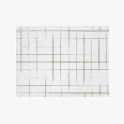 Conjunto de dois panos de Cozinha Xadrez Verde e Branco EVERYDAY
