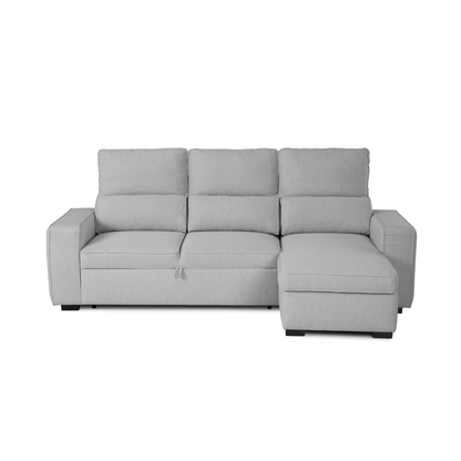 Sofá - Cama 4 Lugares com Chaise Longue Reversível e Arrumação - HarperC1536BFSRG8211_C24