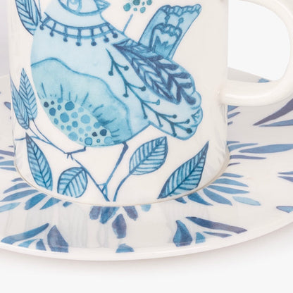 2 chávenas de café BLUE BIRD - Gato Preto