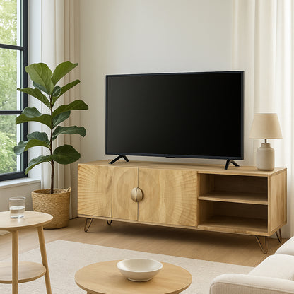 Móvel de Televisão Mandala Madeira TORA