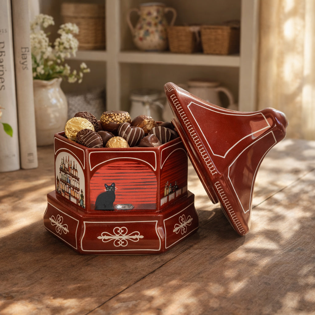 Red Decorative Box Ginja Kiosk KIOSK