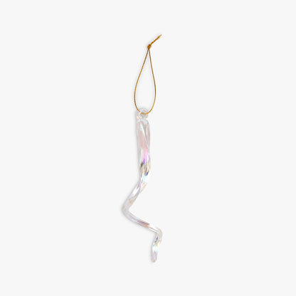Enfeite Estalagmite vidro 14cm