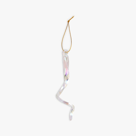 Adorno de estalagmita de vidrio de 14 cm