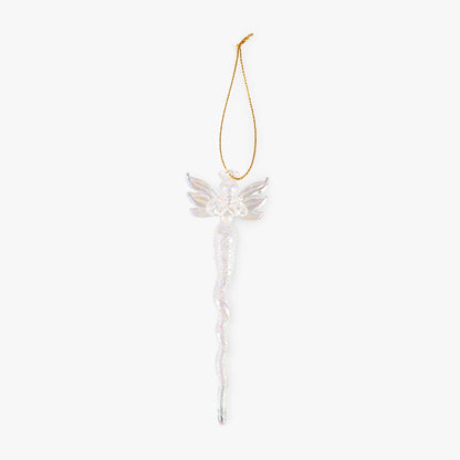 Enfeite anjo vidro II 13cm