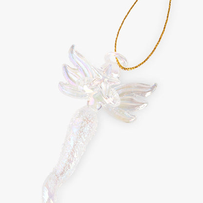 Enfeite anjo vidro II 13cm