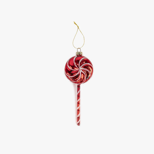 Adorno Piruleta Rojo 16cm COZY