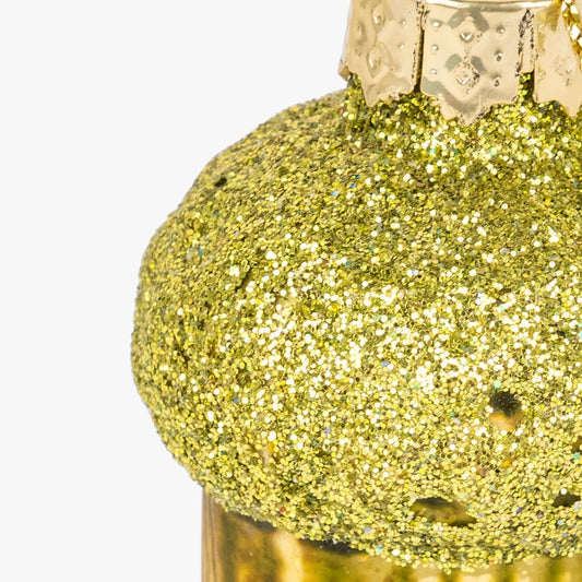 Gland vert en verre 6cm COZY