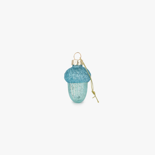Adorno de cristal bellota azul 6cm COZY