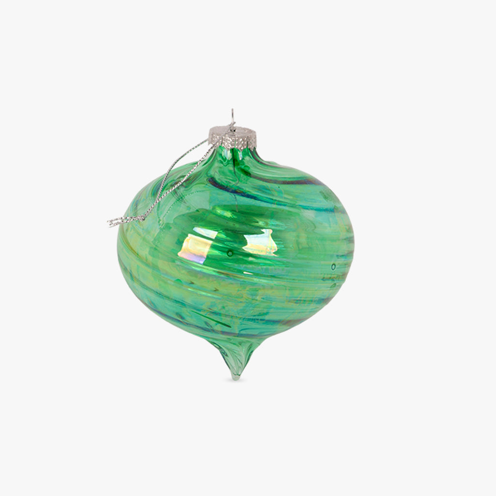Bola Vidro Verde 10cm NEW BRIGHT