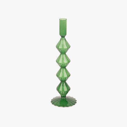 Castiçal vidro verde COZY