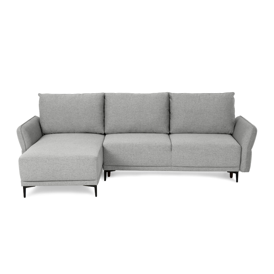 Sofá - Cama 4 Lugares com Chaise Longue Reversível - TobyC1513BCSRG8210_C24