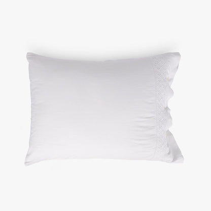 Fronha para Almofada Algodão Stonewash Branco 50x65 PARIS