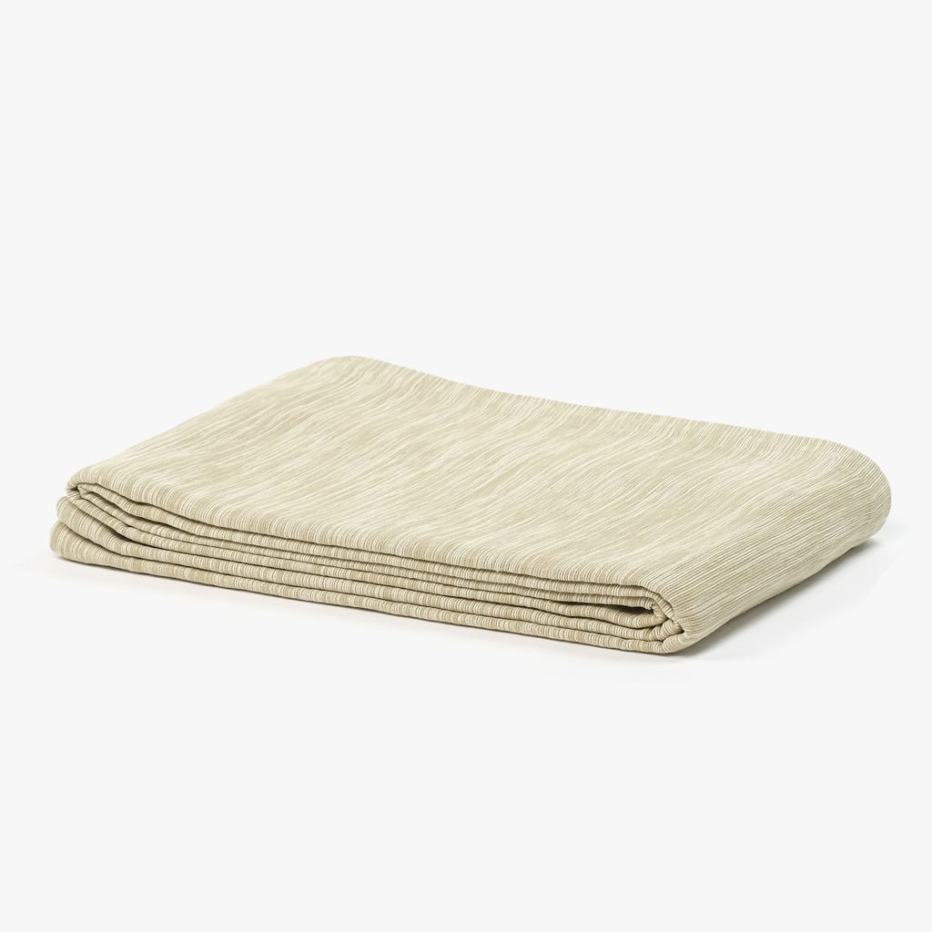 Colcha para Cama Mesclada Bege e Natural 250x270 SUKI