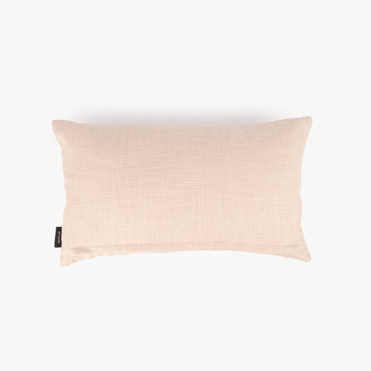 Housse de coussin plis beige 30x50 cm GROU