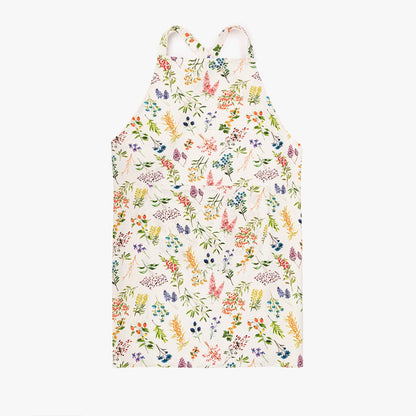 Avental Algodão Flores com Bolso GARDEN MEMORIES