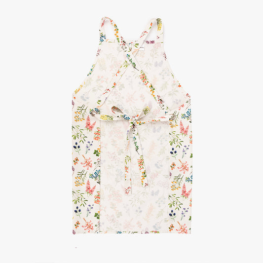 Apron cotton flowers 75x90cm GARDEN MEMORIES