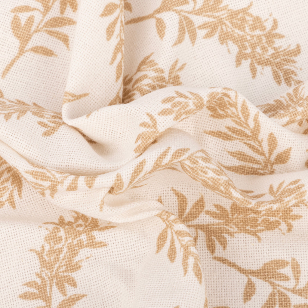 2 servilletas algodón flores beige 45x45cm GARDEN MEMORIES
