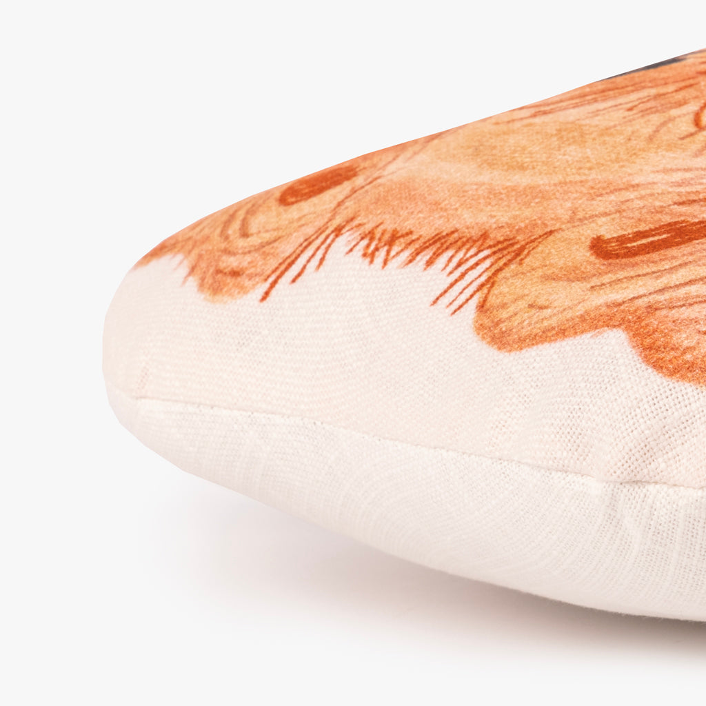 Cushion cotton white dog 50x40cm DOG'S PARTY
