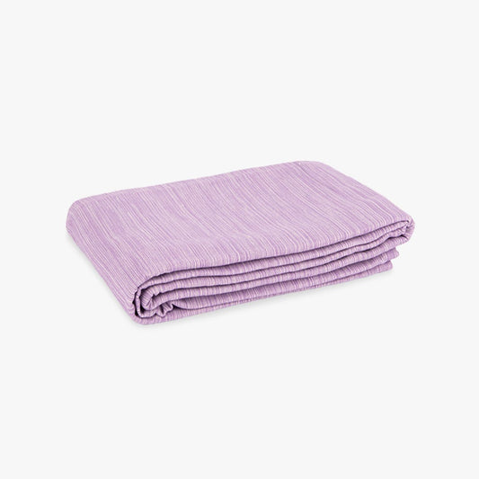 Colcha violeta e branco 180x250cm SUKI