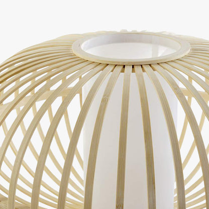 Candeeiro de Mesa Bambu e Tecido ICONIC