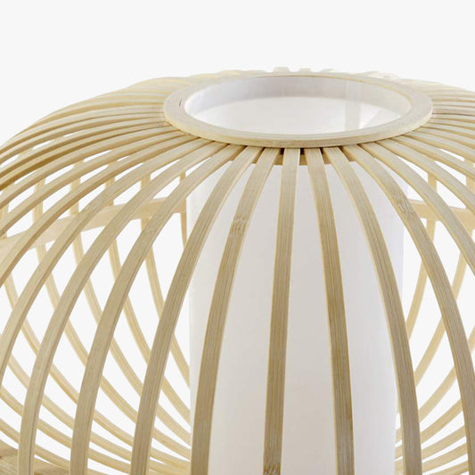 Candeeiro de Mesa Bambu e Tecido ICONIC