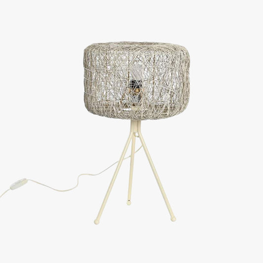 Candeeiro de Mesa Tripé PALHA