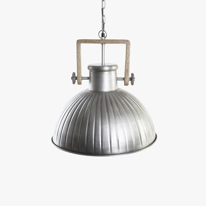 FORGE Iron and Wood Ceiling Light 41cm