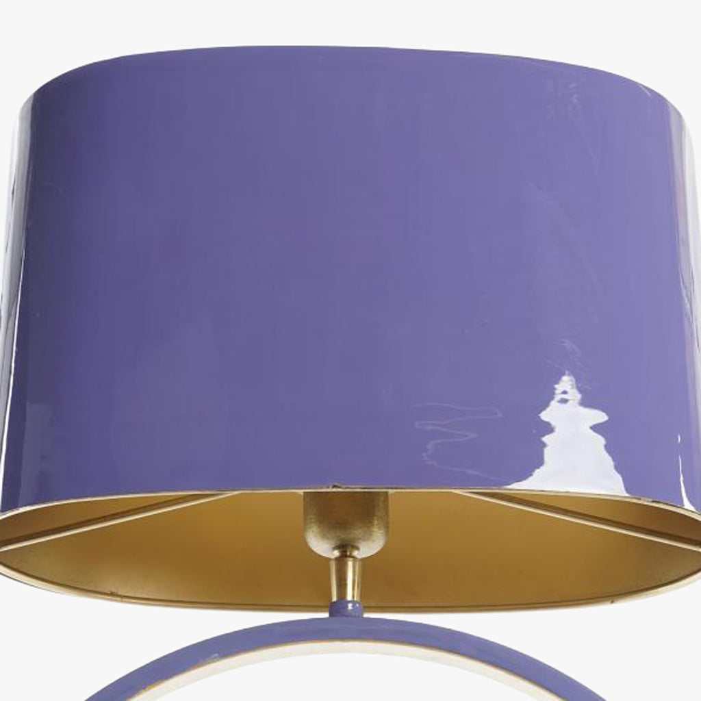 Candeeiro de Mesa Círculo Roxo ICONIC