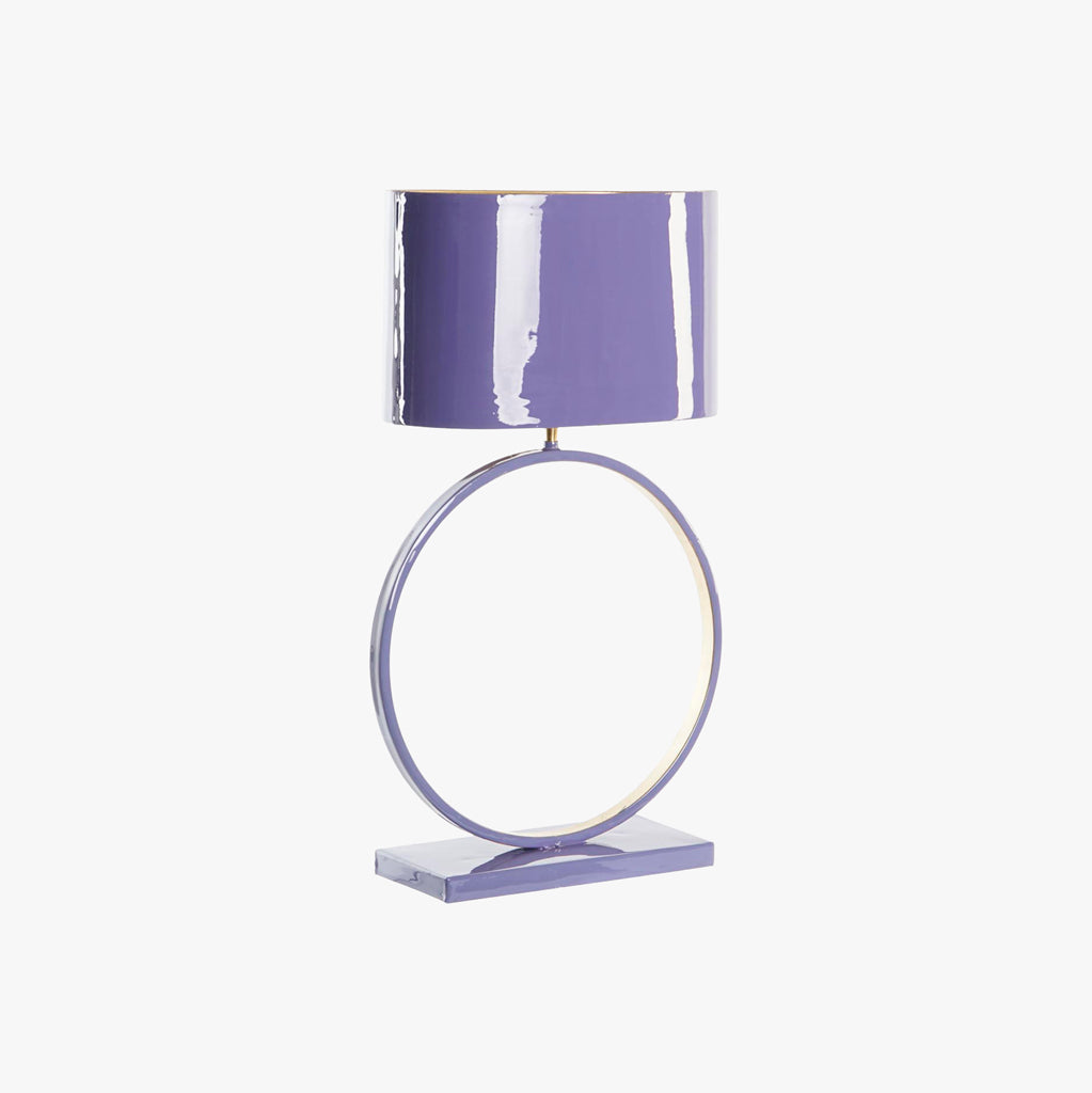 Candeeiro de Mesa Círculo Roxo ICONIC