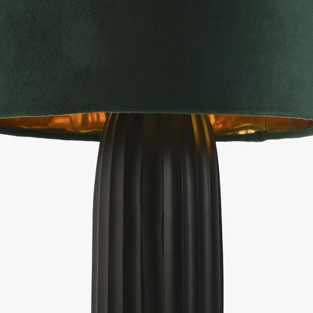 Candeeiro de Mesa Preto 37 cm LUMINA