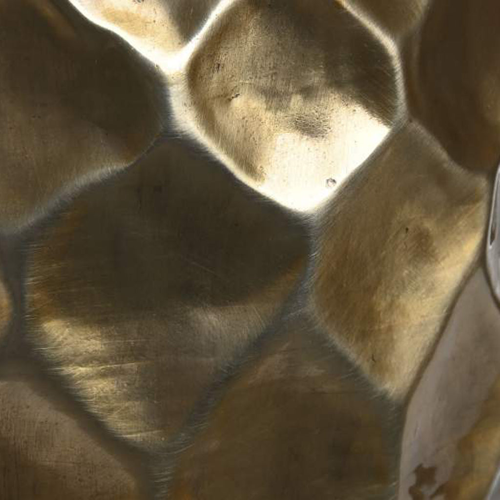 Candeeiro de Mesa Martelado Dourado LUXE