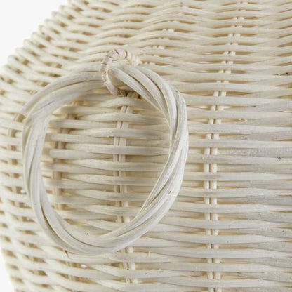Candeeiro de Mesa Rattan Branco PALHA