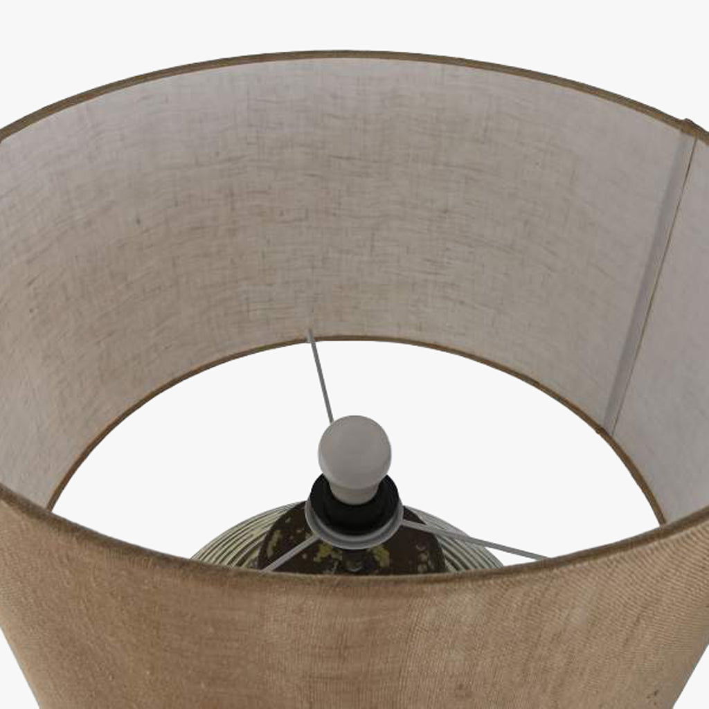 Candeeiro de Mesa Metal Verde 69 cm ÉPICO