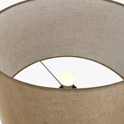 Candeeiro de Mesa Metal Preto 69 cm ÉPICO