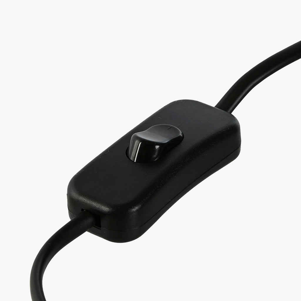 Candeeiro de Mesa Metal Preto 69 cm ÉPICO