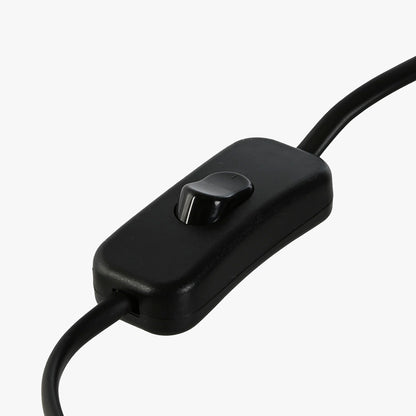 Candeeiro de Mesa Metal Preto 69 cm ÉPICO