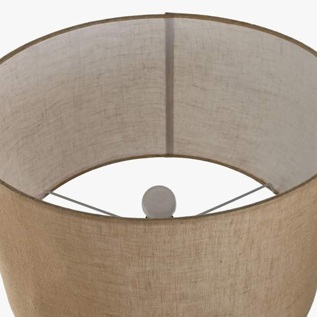 Candeeiro de Mesa Metal Castanho 69 cm ÉPICO