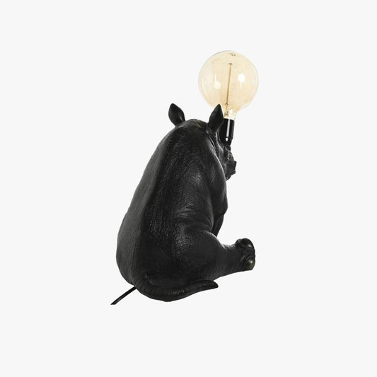 Candeeiro Rinoceronte Preto WILD LIGHT