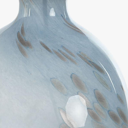 Candeeiro de Mesa Vidro Azul LUMINA