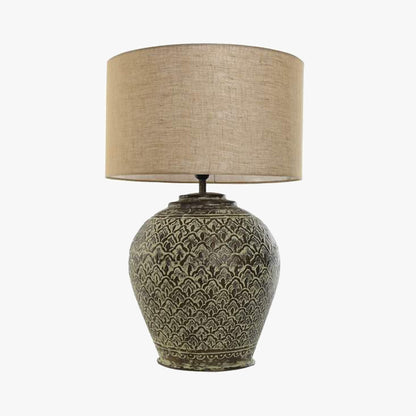 Candeeiro de Mesa Metal Cobre 62 cm ÉPICO