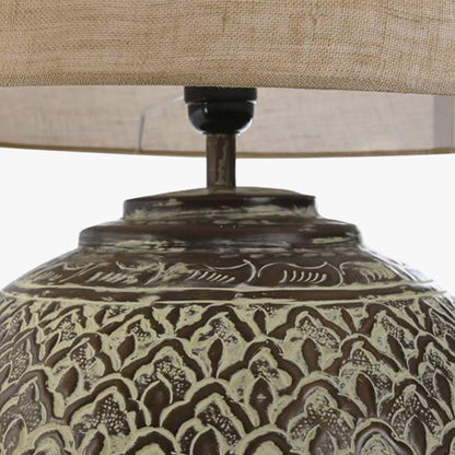 Candeeiro de Mesa Metal Cobre 62 cm ÉPICO