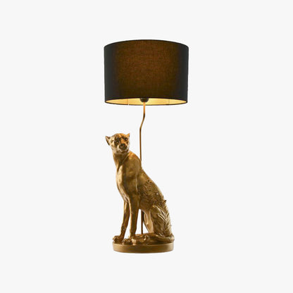 WILD LIGHT Golden Leopard Lamp