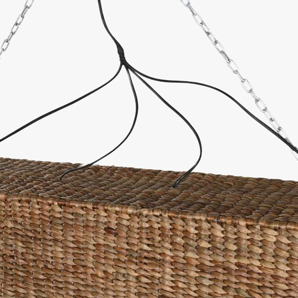 Candeeiro de Teto Retangular Palha 138 cm COMPORTA