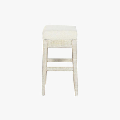 Table haute en bois et marbre avec bancs ENLACE