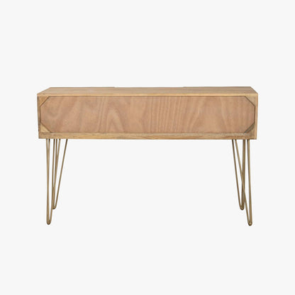 Console mandala en bois TORA